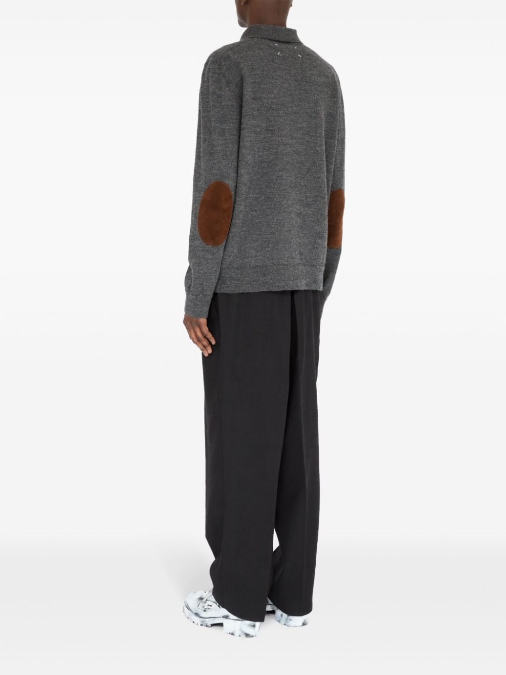 wool polo shirt - 5