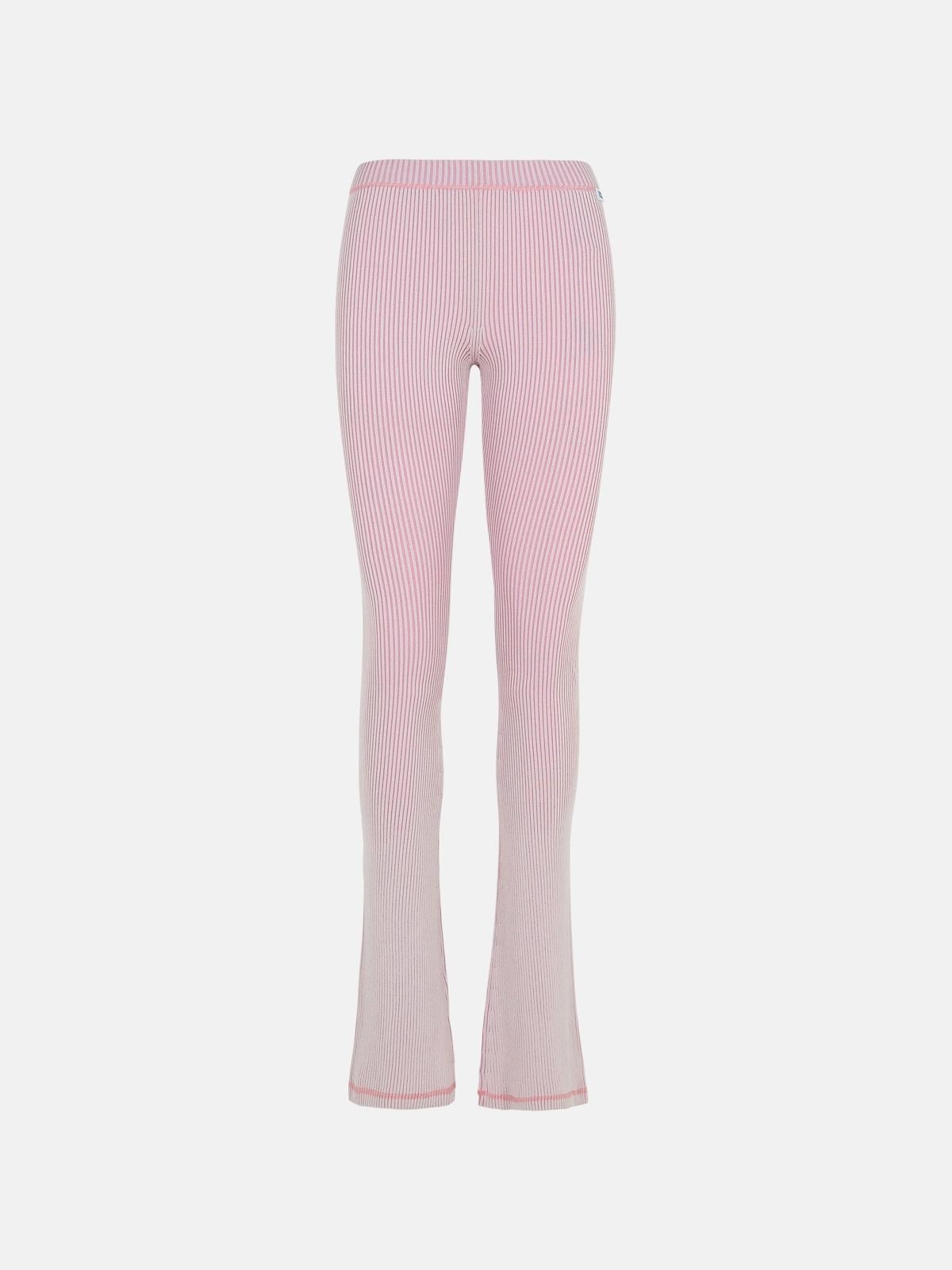 LEGGINGS IN PINK VISCOSE BLEND - 1