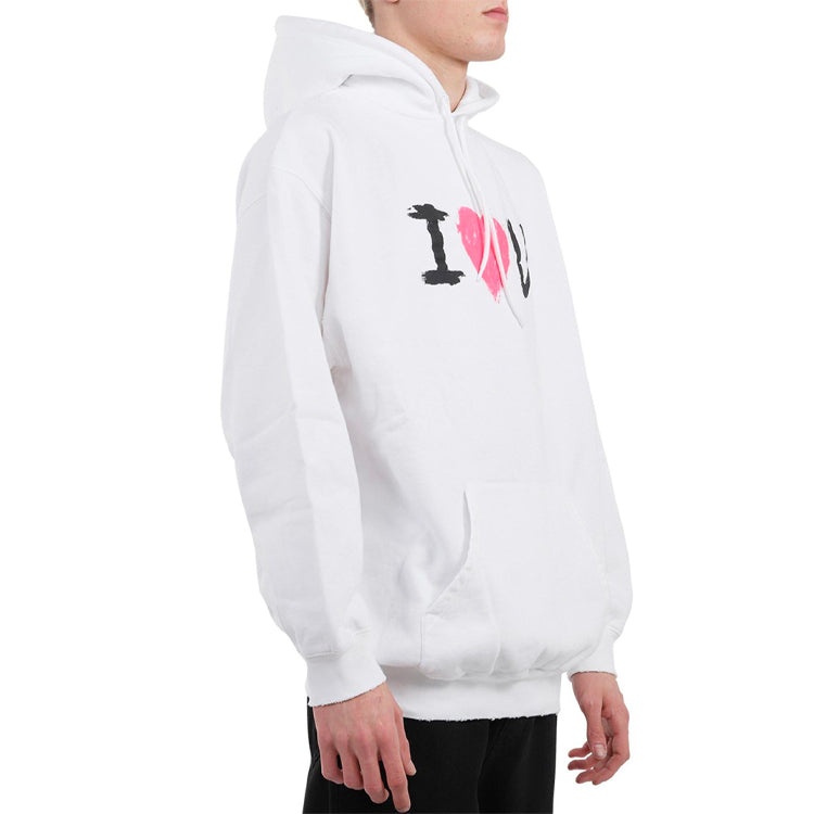 Balenciaga 'I Love U' Hoodie 'White' 570811TJVL69040 - 4