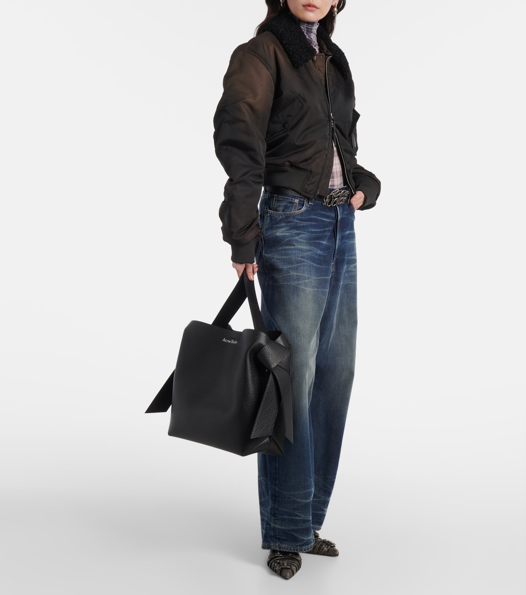 Musubi Medium leather shoulder bag - 5