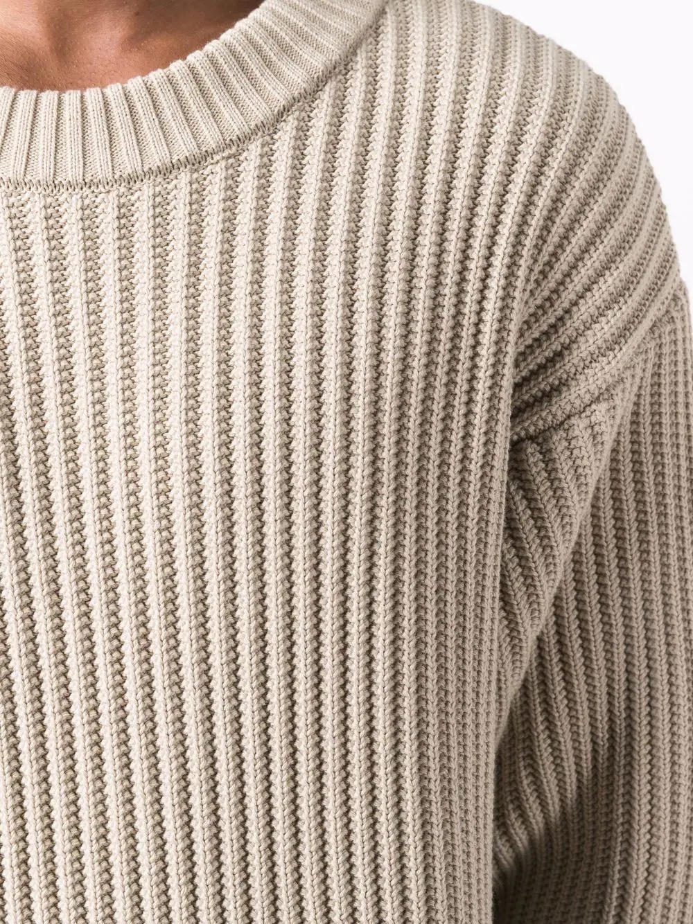 crew-neck rib-knit jumper - 5