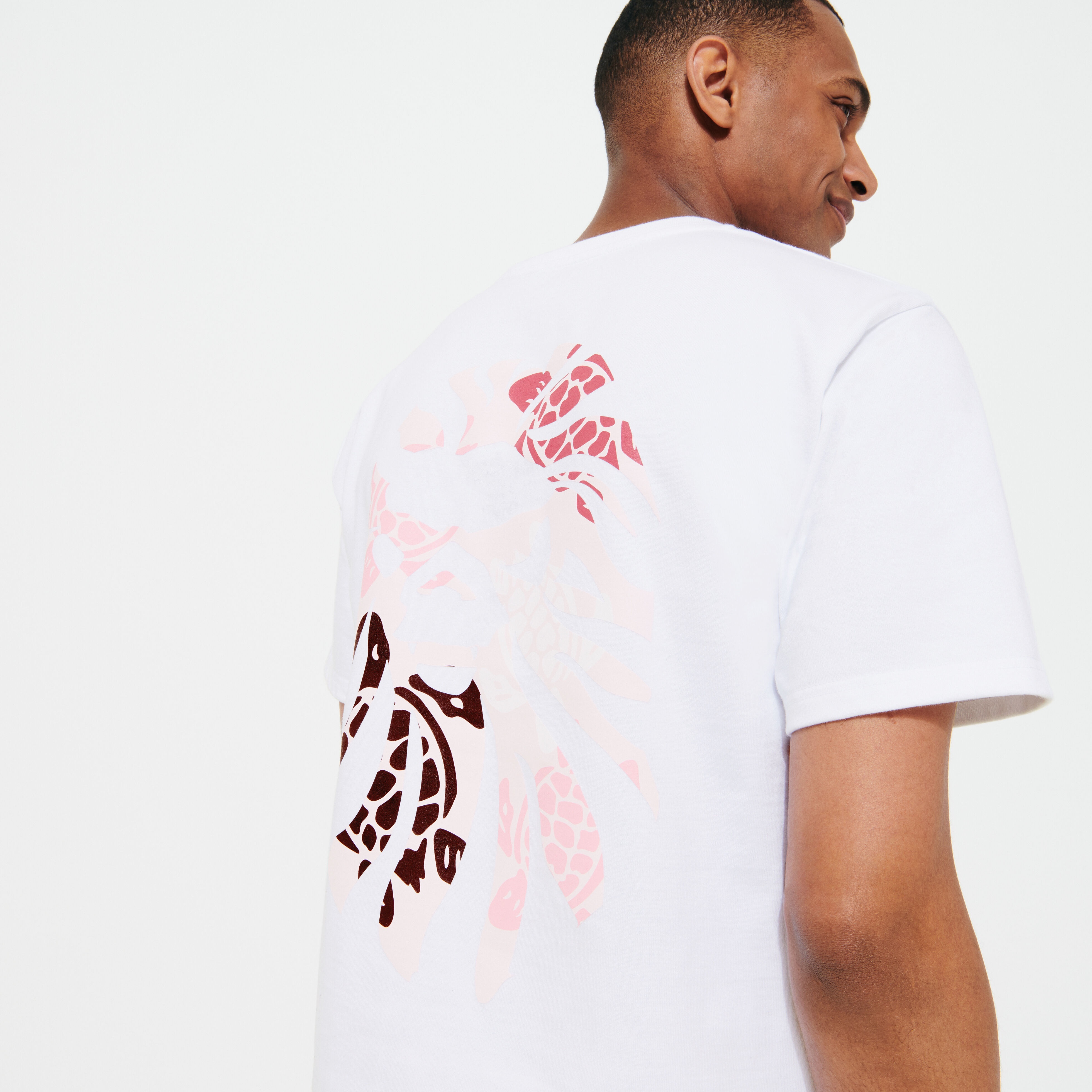 Men T-Shirt Turtles Printed - Vilebrequin x BAPE® BLACK - 7