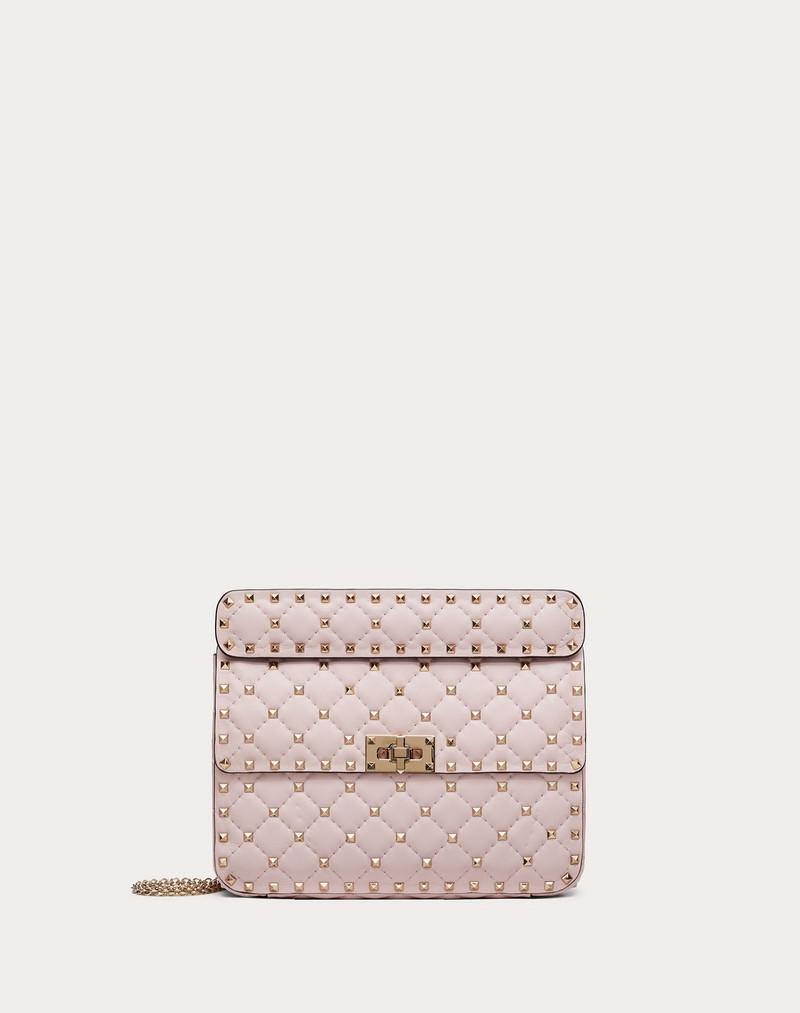 중간 Rockstud 스파이크 Nappa 가죽 가방 - 1