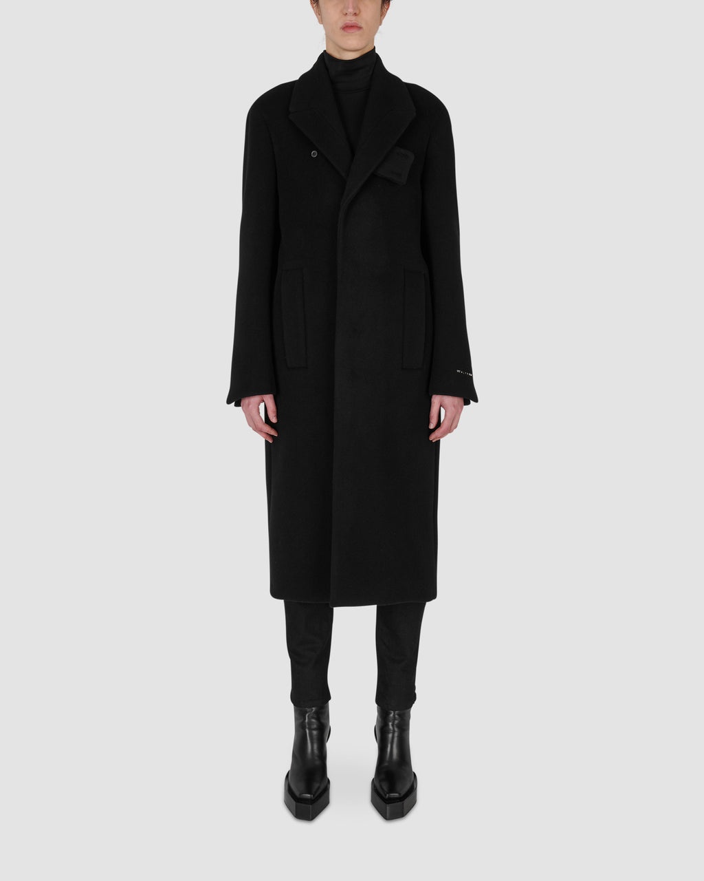 TAILORED BY FSI - CARUSO BOXY SINGLE BREASTED TAILORING COAT - 3