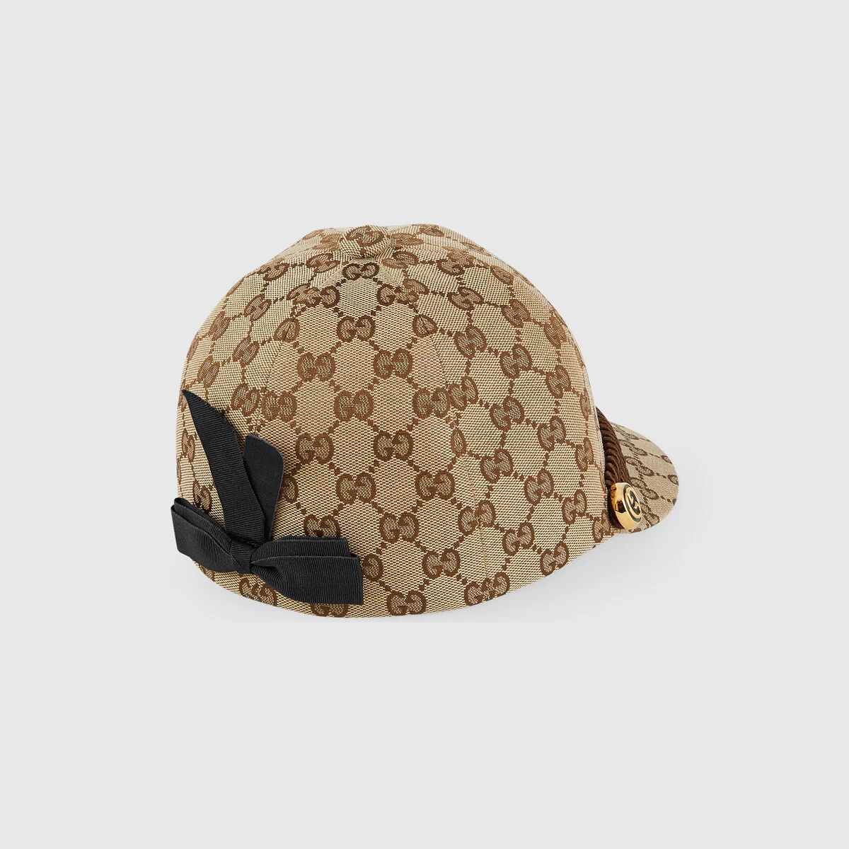 GG canvas baseball hat with torchon - 3