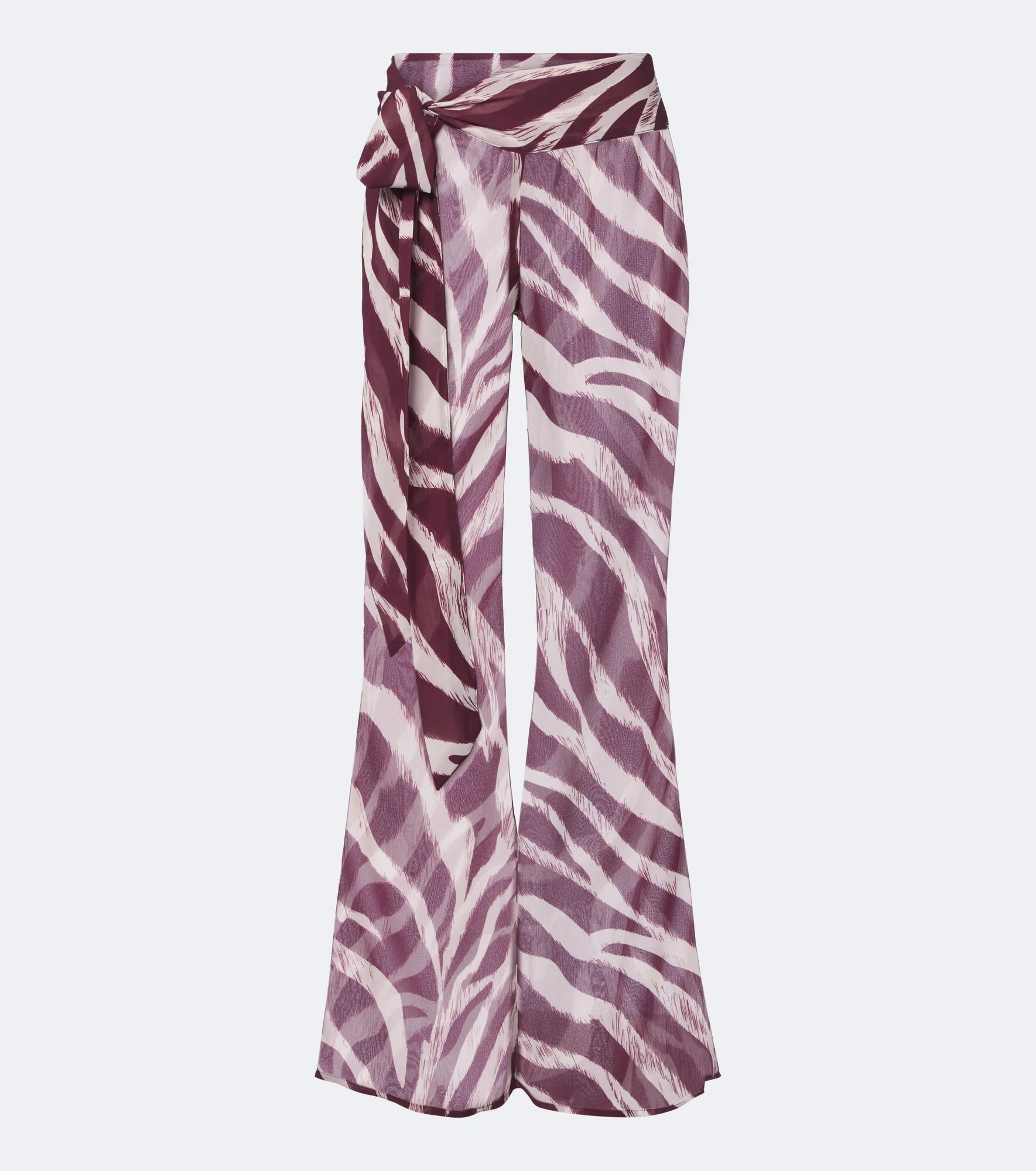 Bowie zebra-pants wide-leg pants - 1