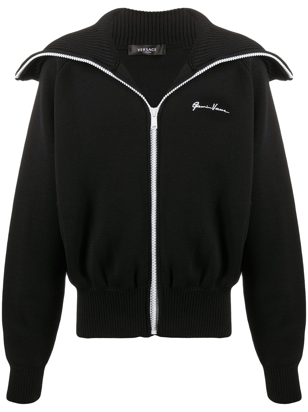 GV Signature zipped cardigan - 1