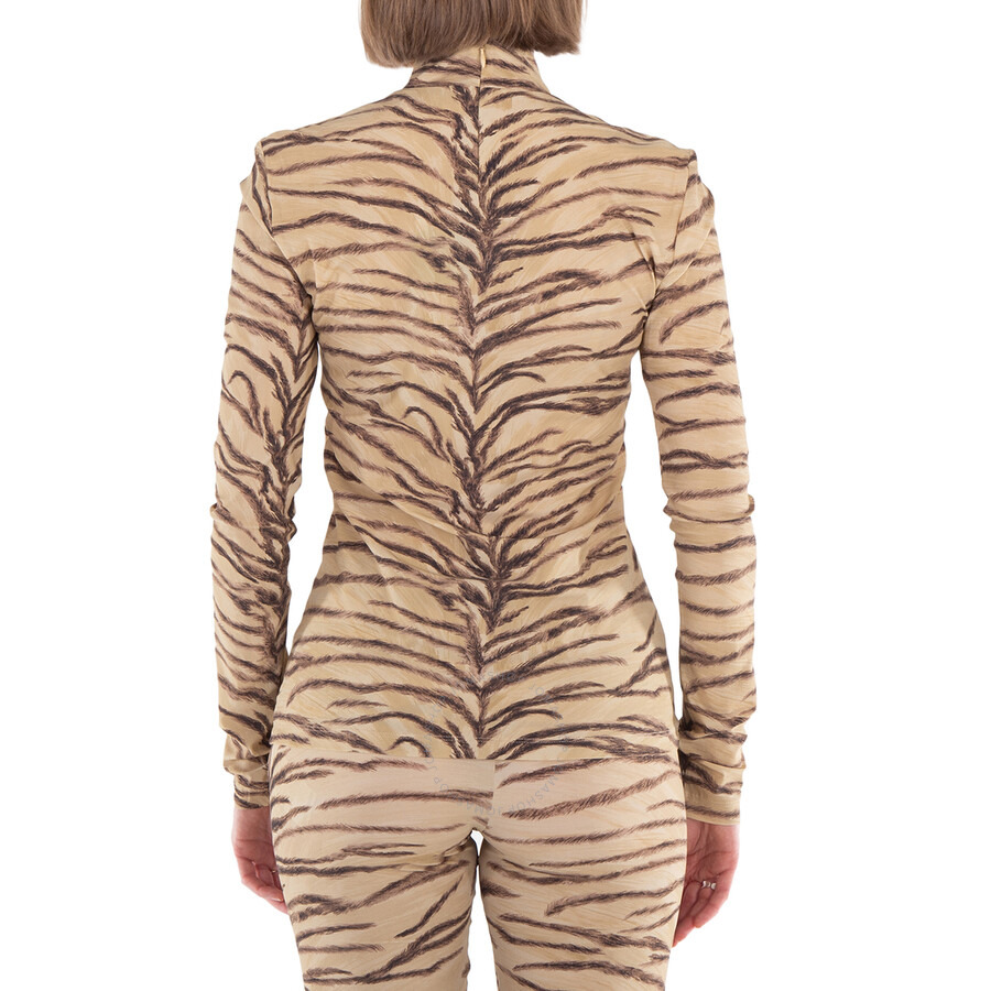 Stella McCartney Long-Sleeved Tiger Printed Top - 3