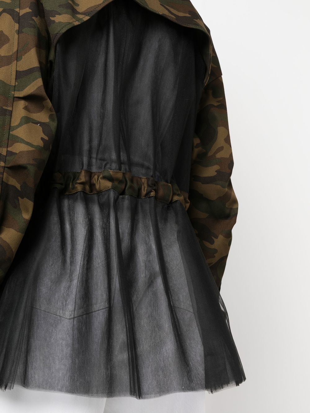 deconstructed camouflage jacket - 5