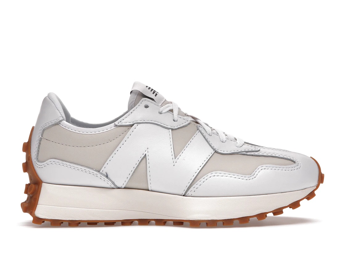 New Balance 327 White Moonbeam Gum (W) - 1