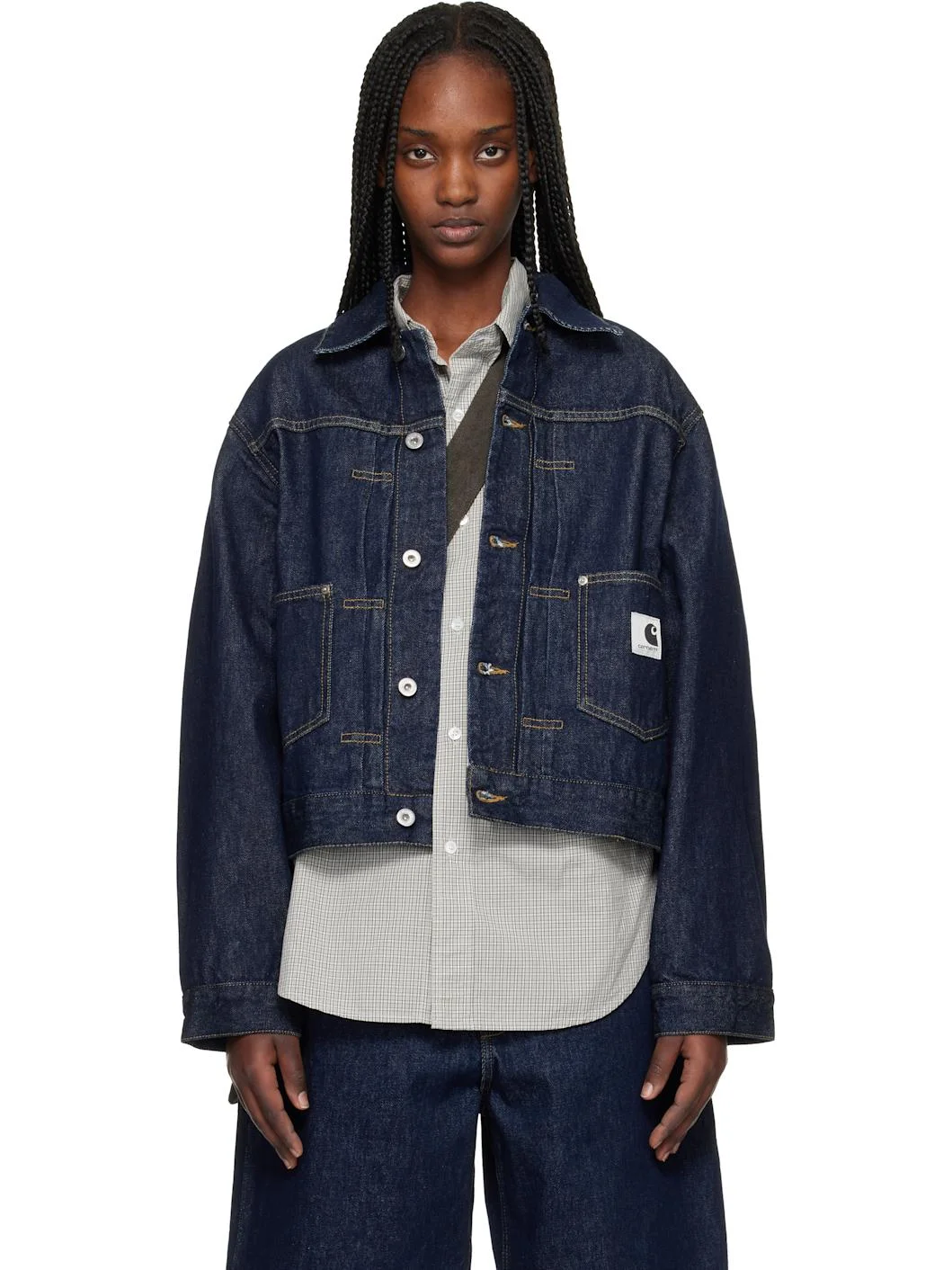 Navy Belmar Denim Jacket - 1