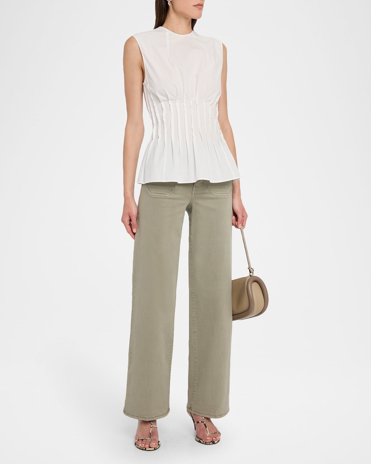 Le Slim Palazzo Modernist Pocket Jeans - 2