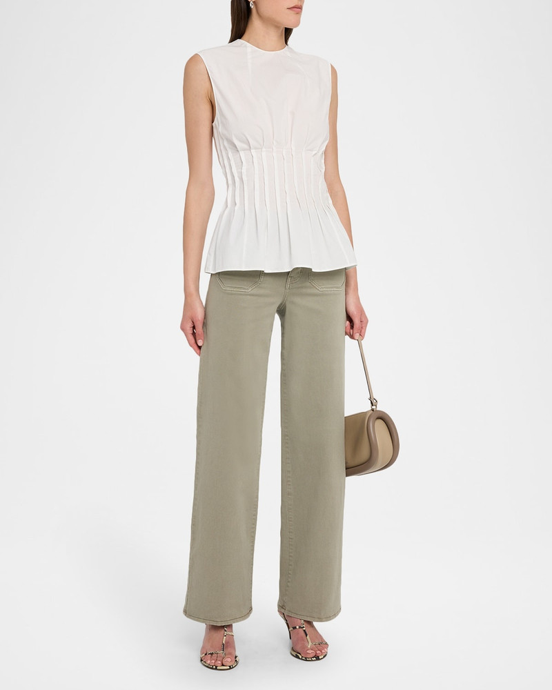 FRAME Le Slim Palazzo Modernist Pocket Jeans outlook