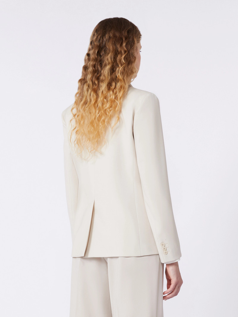LAMINE Stretch wool blazer - SAND 4