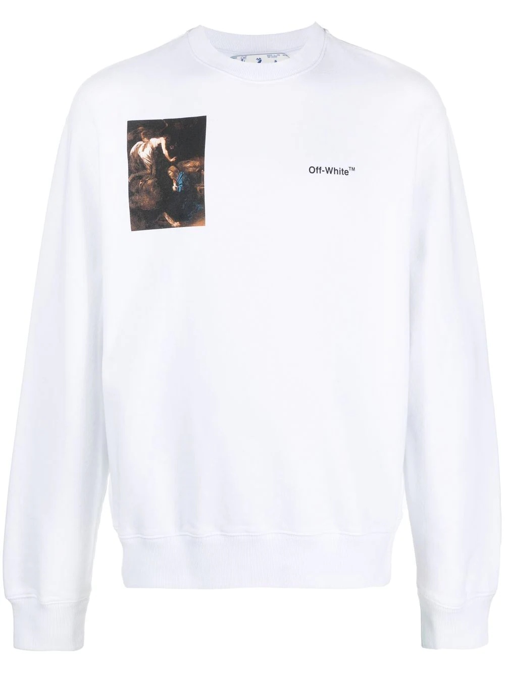 Caravaggio-print sweatshirt - 1