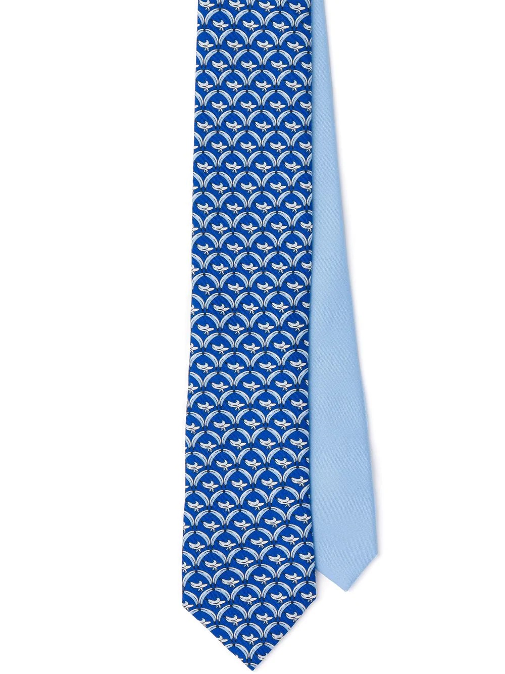 banana print silk tie - 1