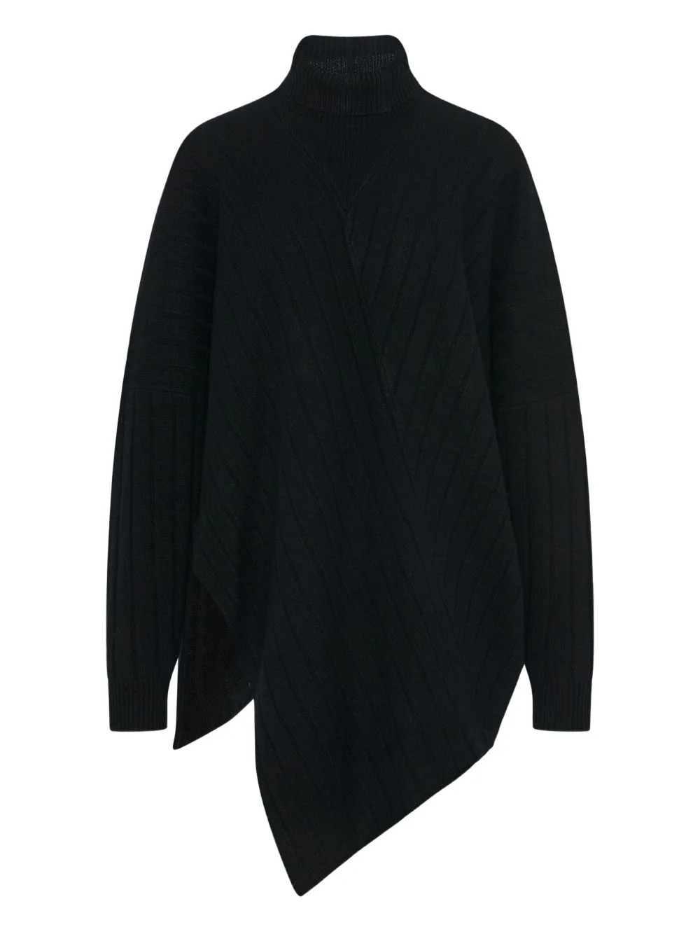 ribbed turtleneck sweater - 1