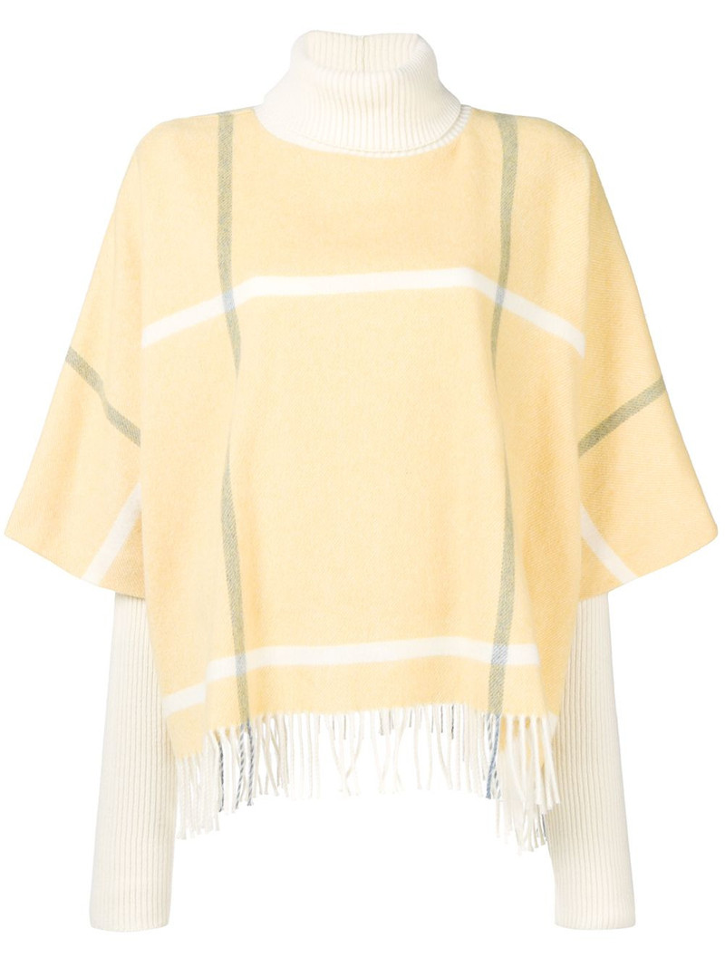 check fringed jumper 1