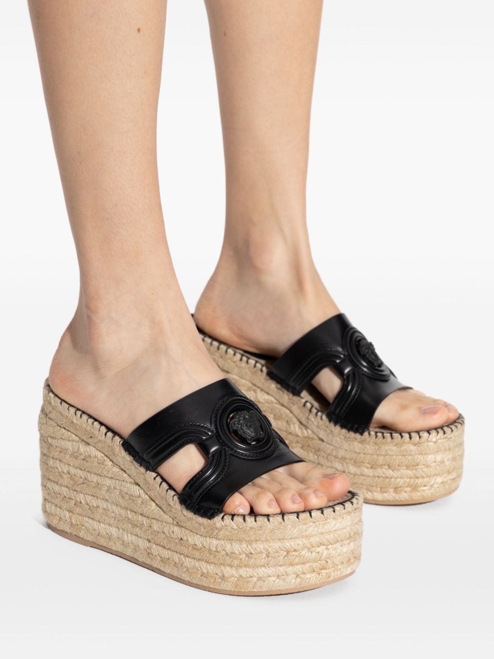 115mm Medusa wedge sandals - 5