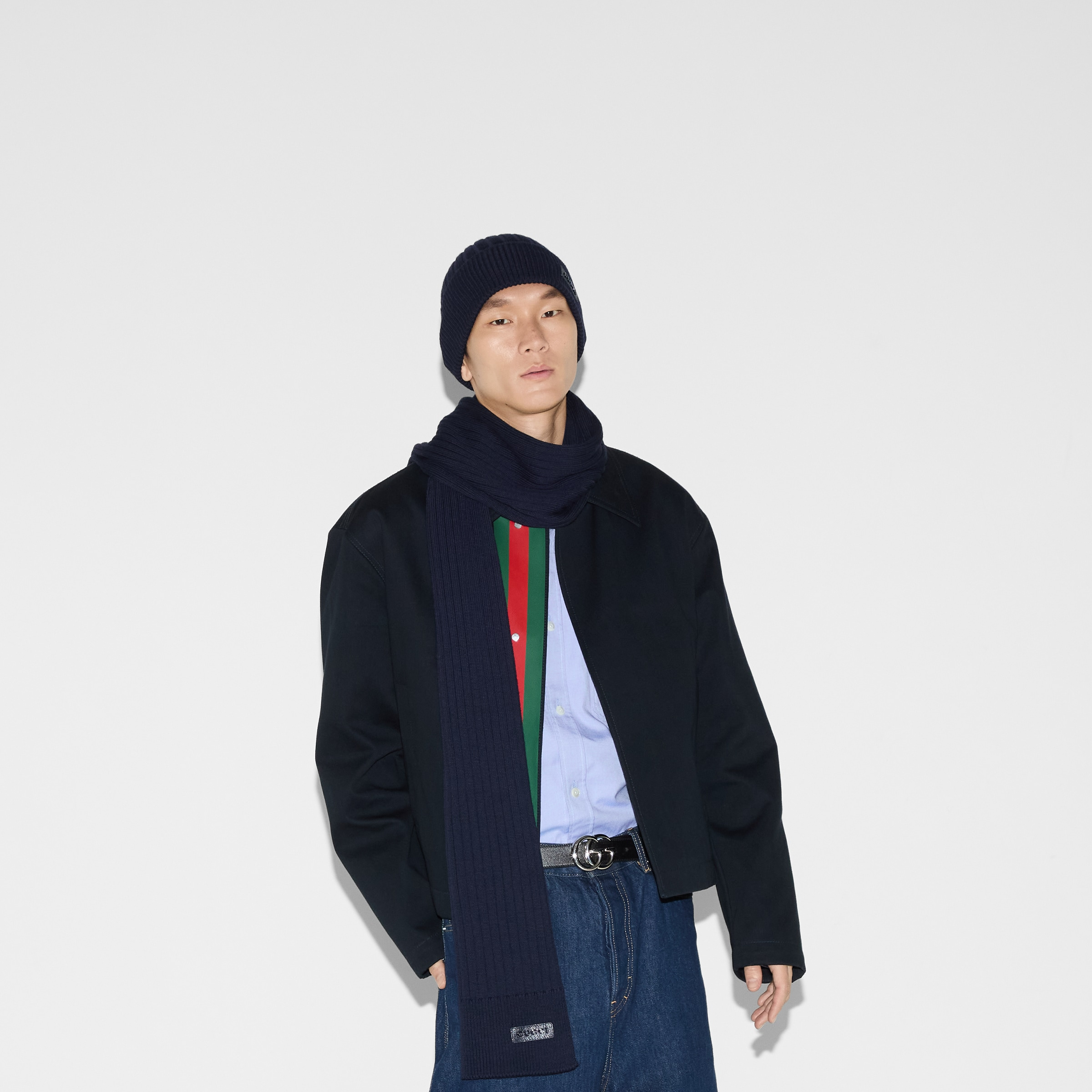 Rib knit wool hat - 3