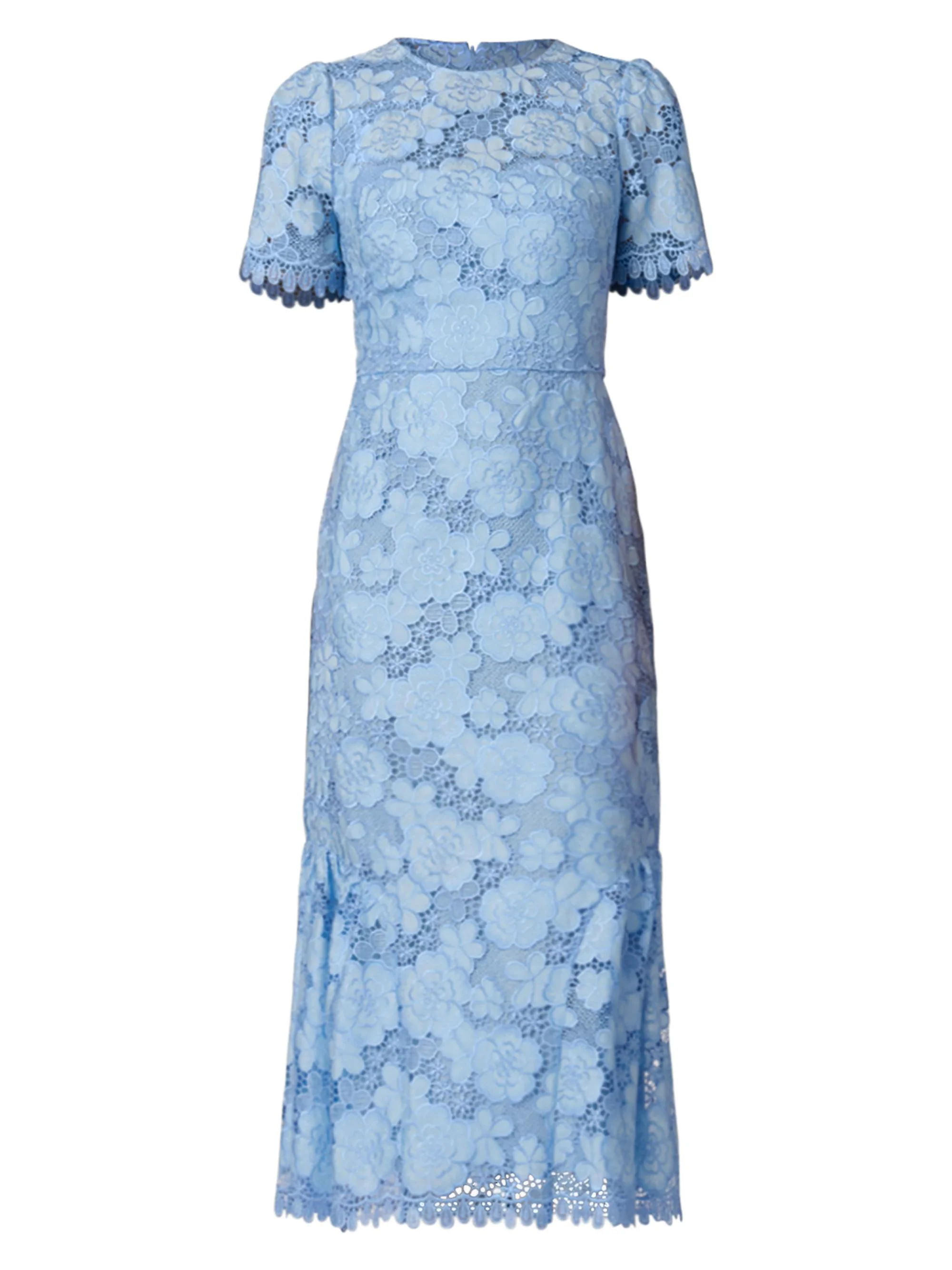 Women's Emmie Lace Midi-Dress - Vista Blue - 1