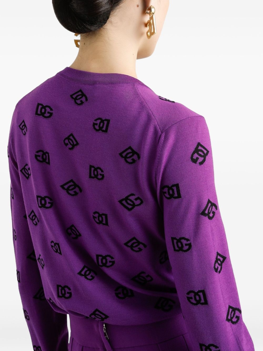 logo-motif sweater - 5