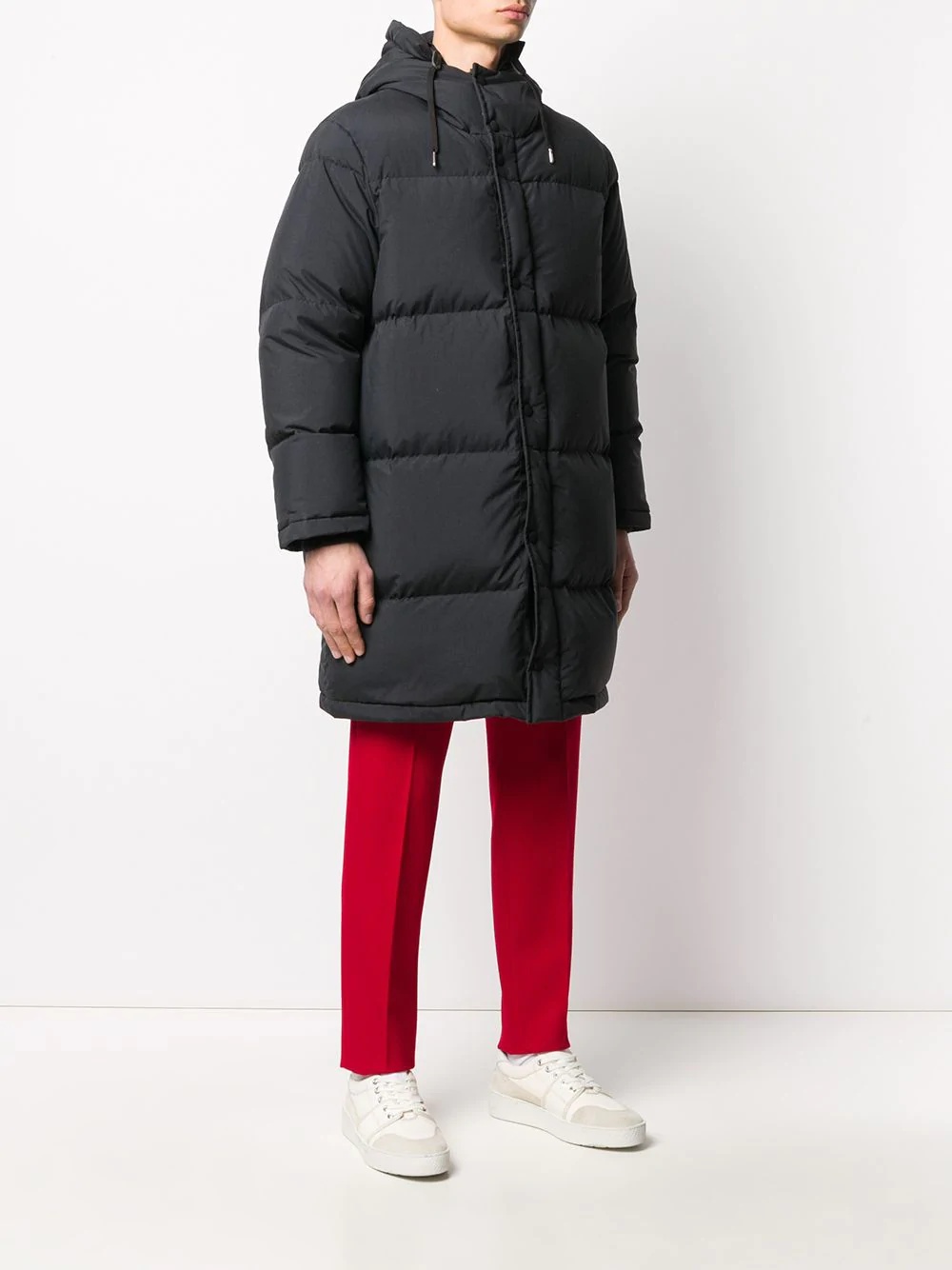 mid-length down jacket - 3