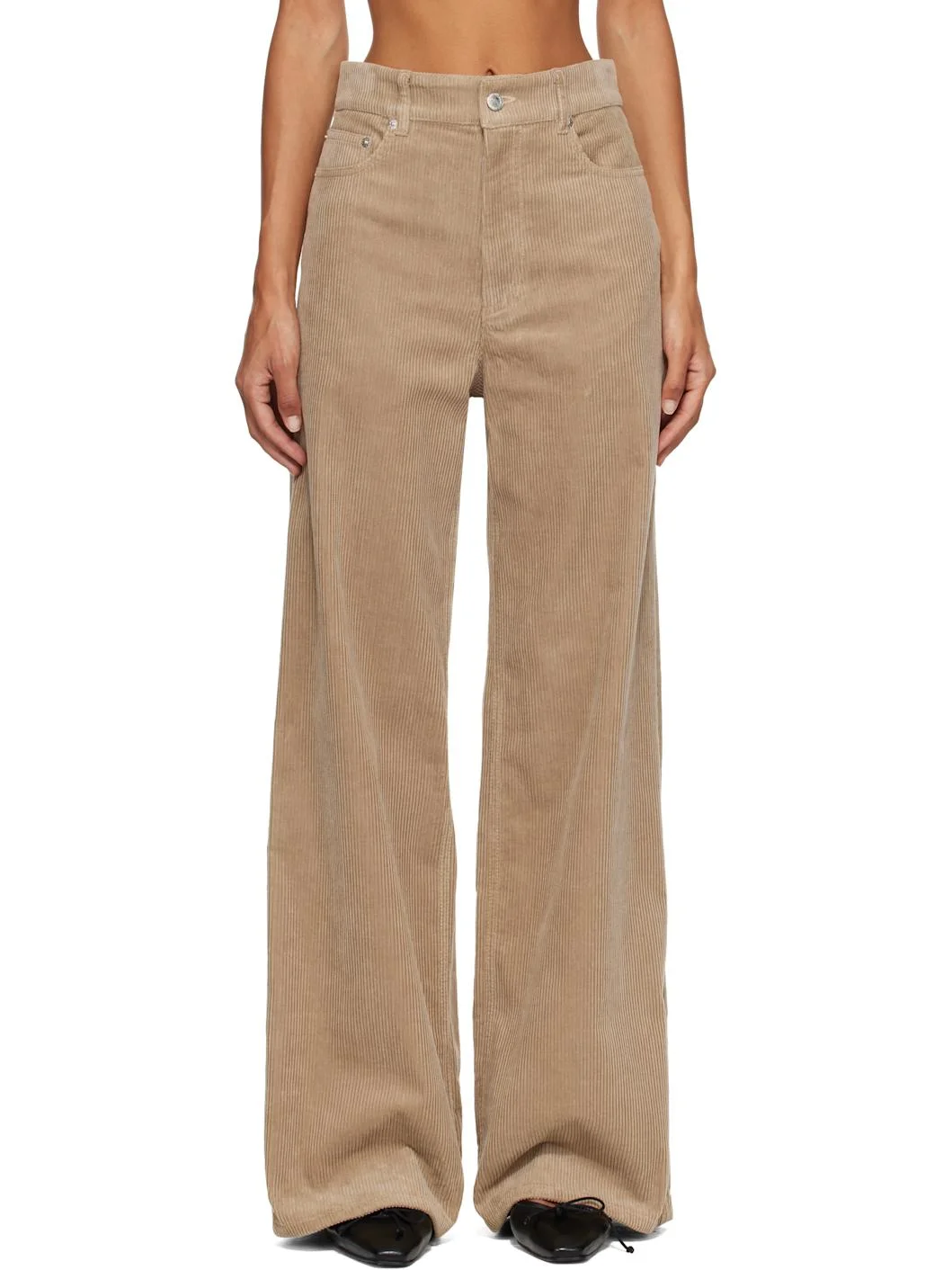 Beige Clyde Trousers - 1