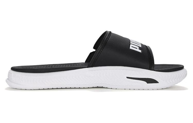 PUMA SoftridePro Slide 24 'Black White' 395432-01 - 2