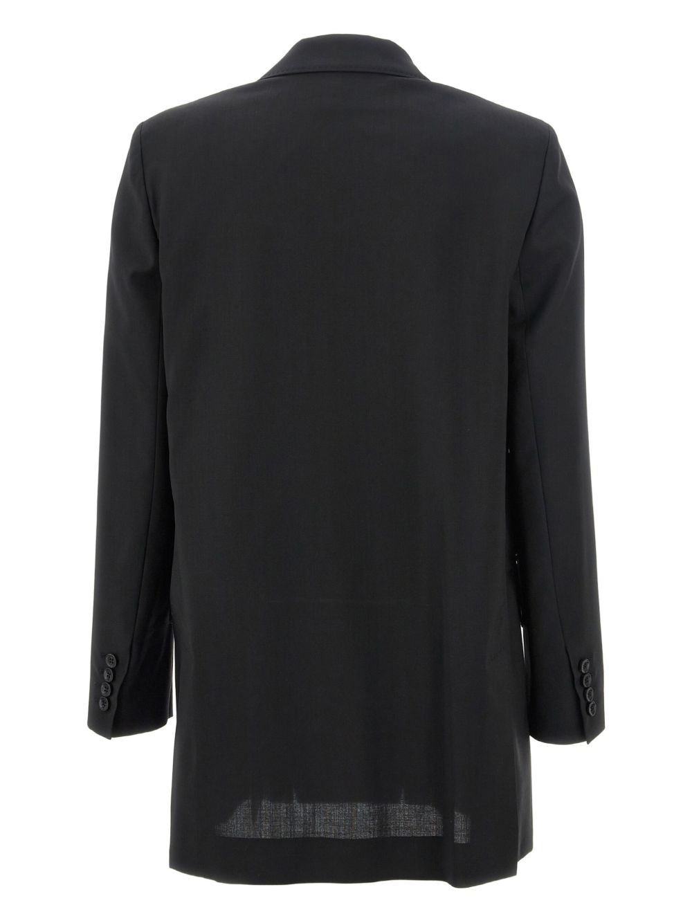 double-breasted wool blazer - 2