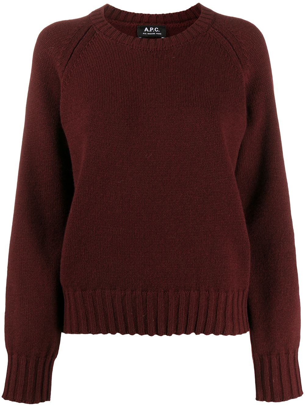 fine knit wool jumper - 1