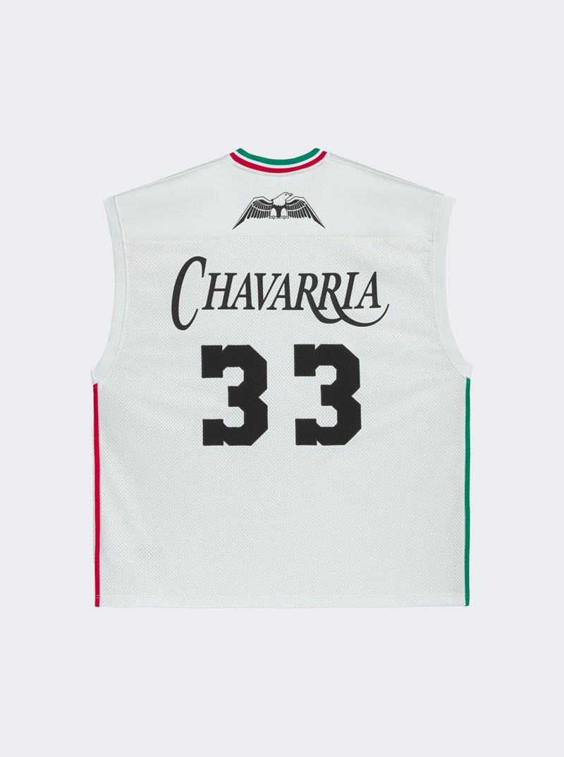 adidas X Willy Chavarria Jabbar Basketball Jersey Off White outlook