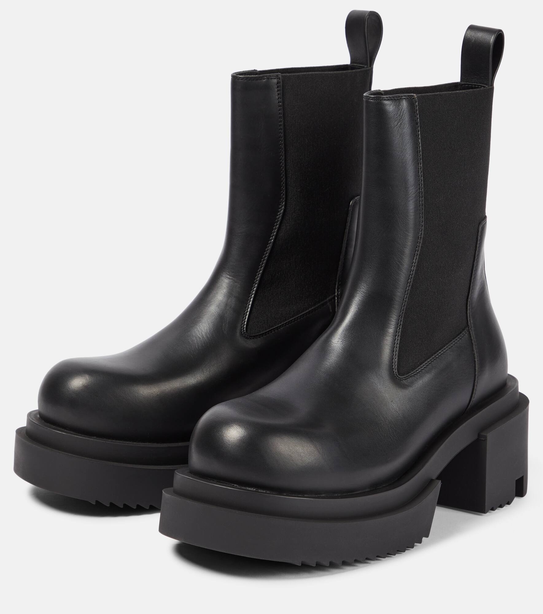 Leather ankle boots - 5
