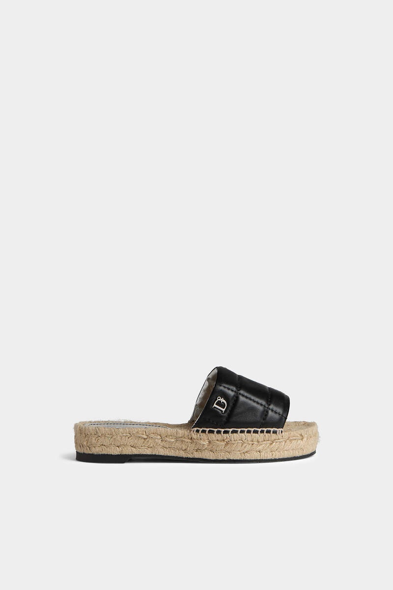 D2 STATEMENT SOFT ESPADRILLES SLIDES - 1