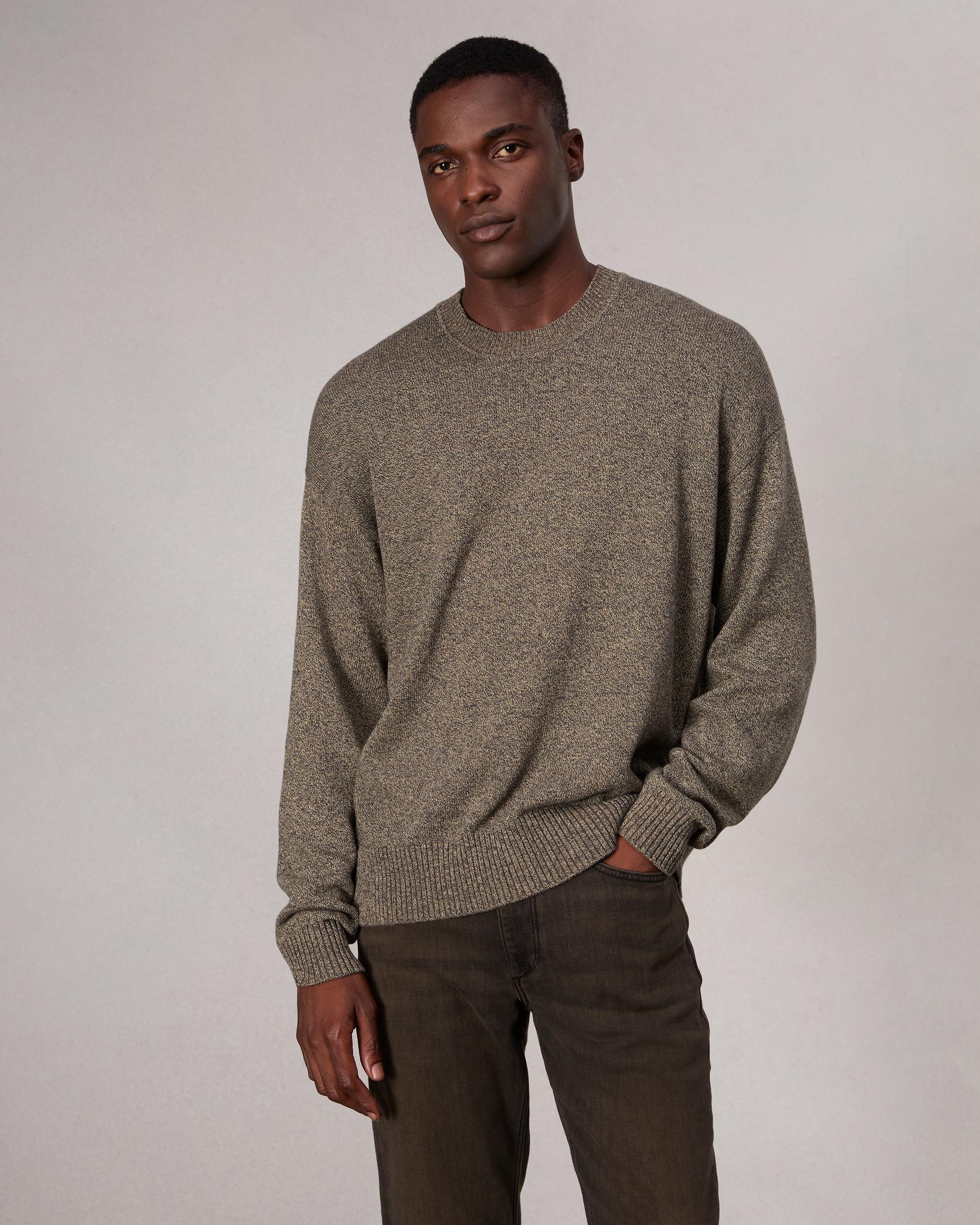 Marled Cotton Sweater - 2