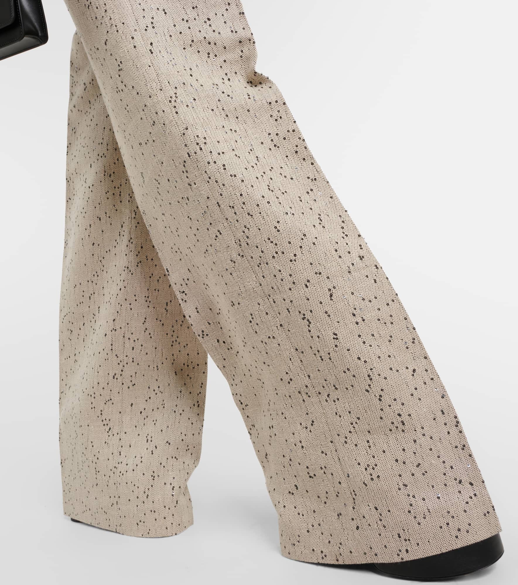 Laski hemp-blend wide-leg pants - 5