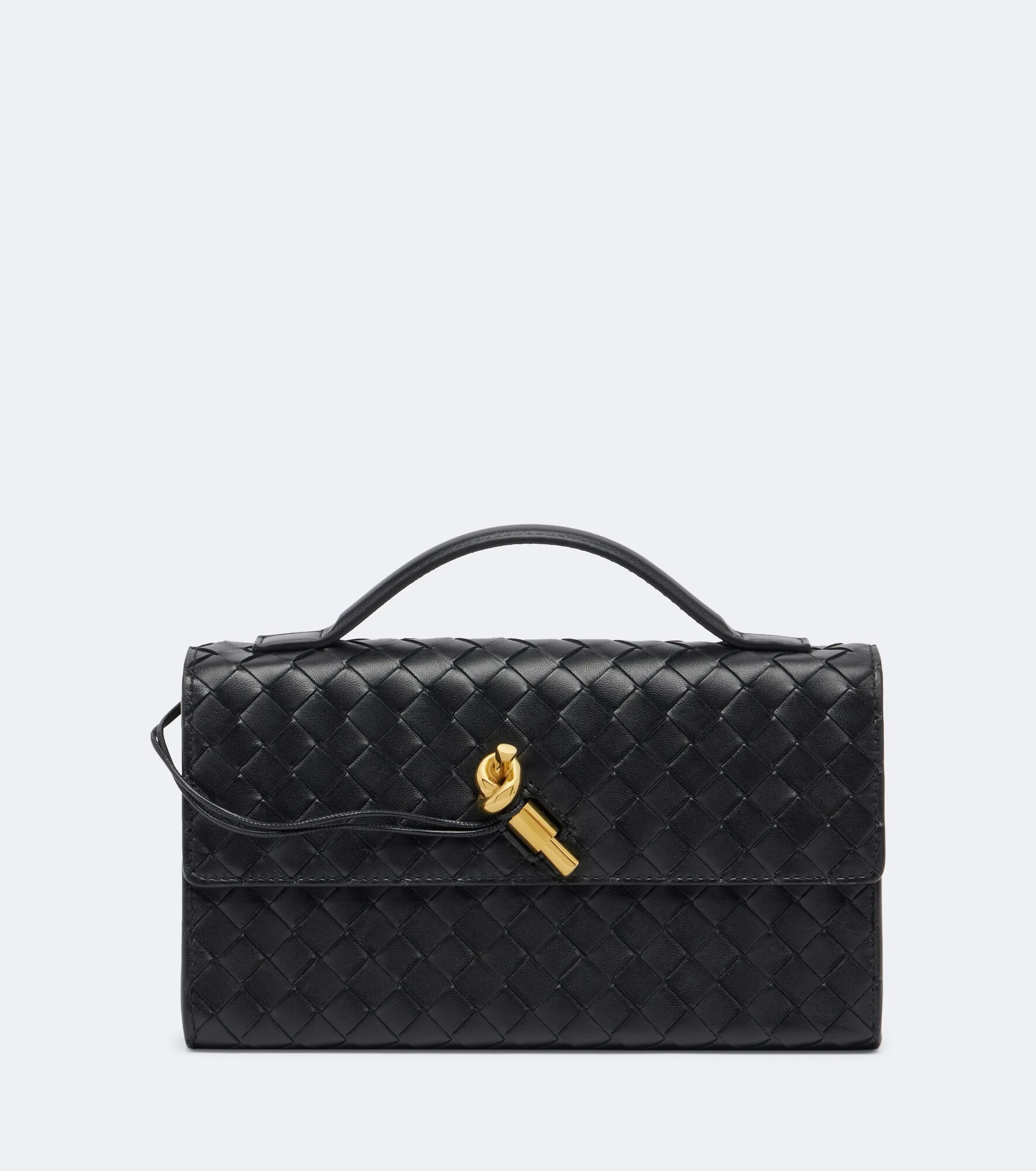 Andiamo Small Intrecciato leather clutch - 1