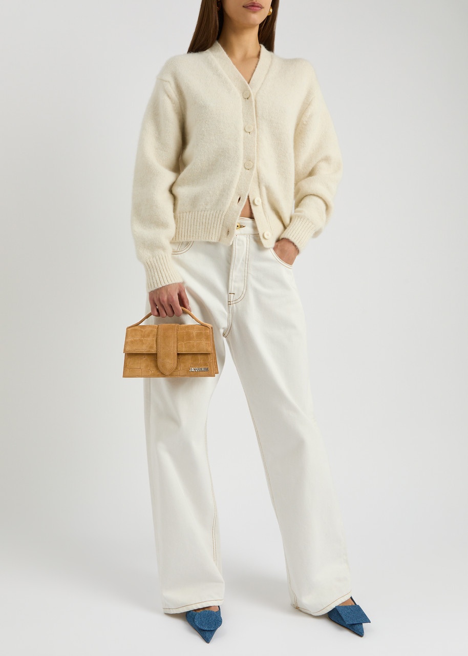 Jacquemus Le Grande Bambino Suede top Handle bag - 5