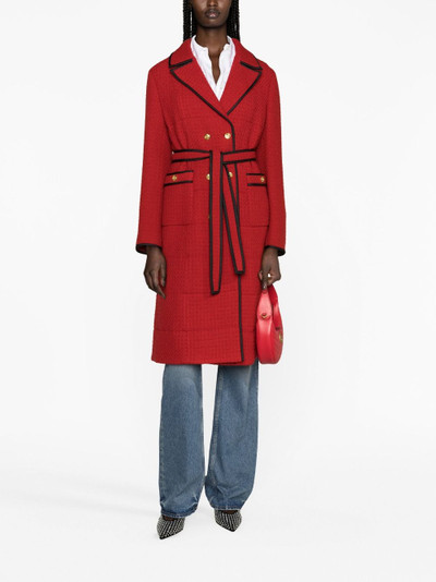 GUCCI double-breasted wool coat outlook
