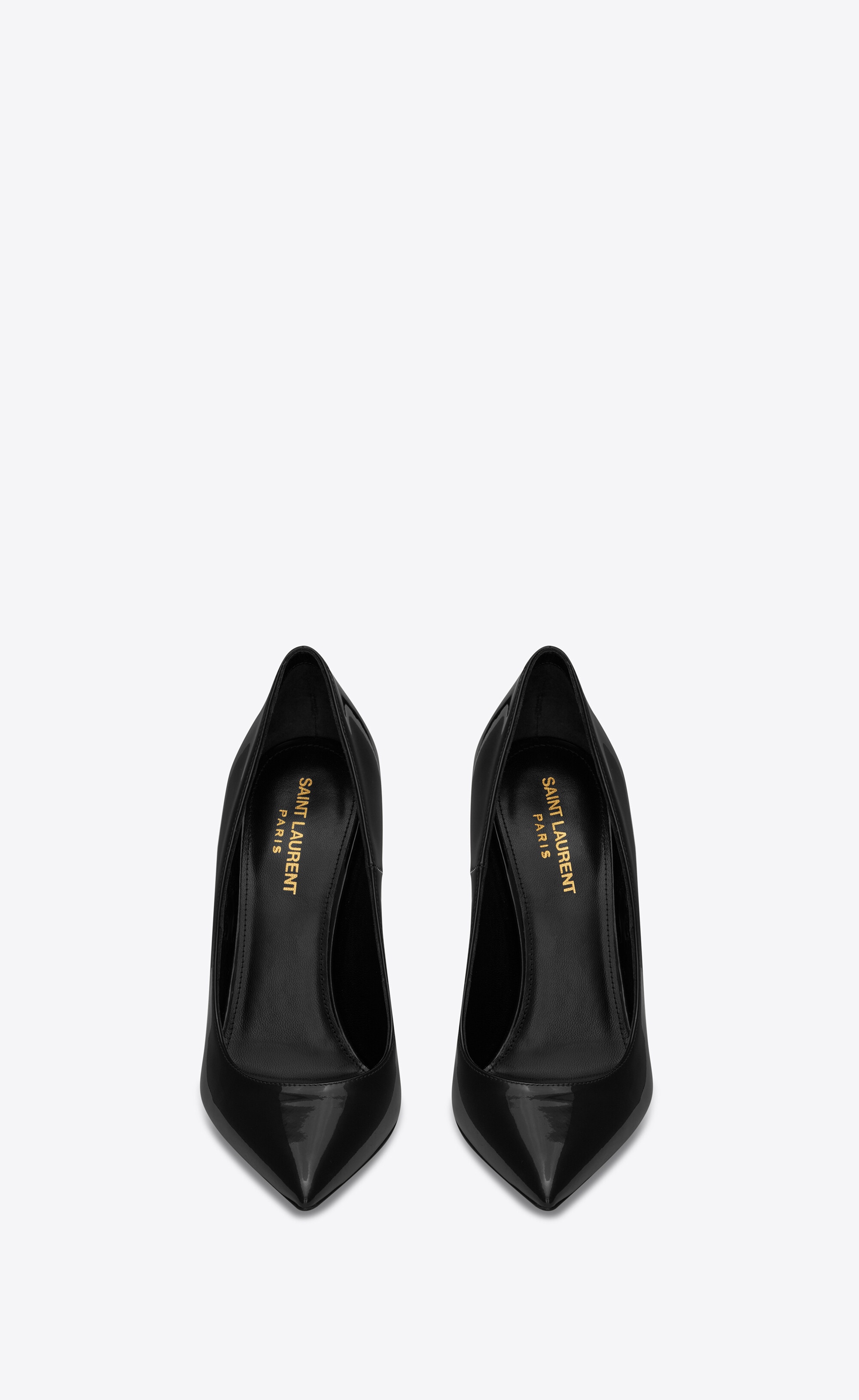 opyum pumps in patent leather with gold-tone heel - 2