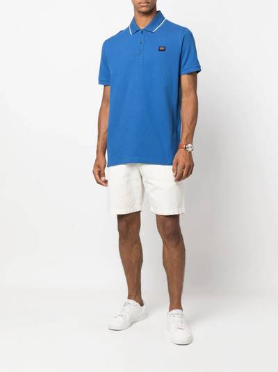 Paul & Shark logo-patch polo shirt outlook