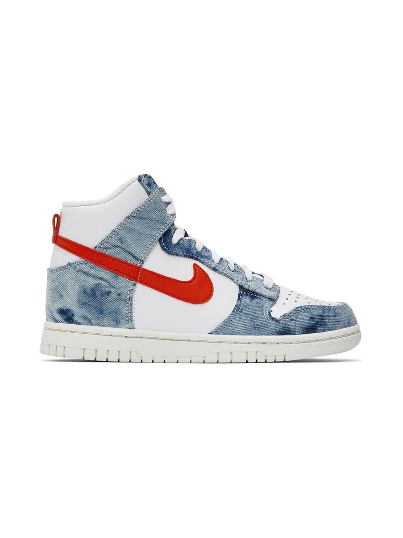 White Dunk High-Top Sneakers - 1