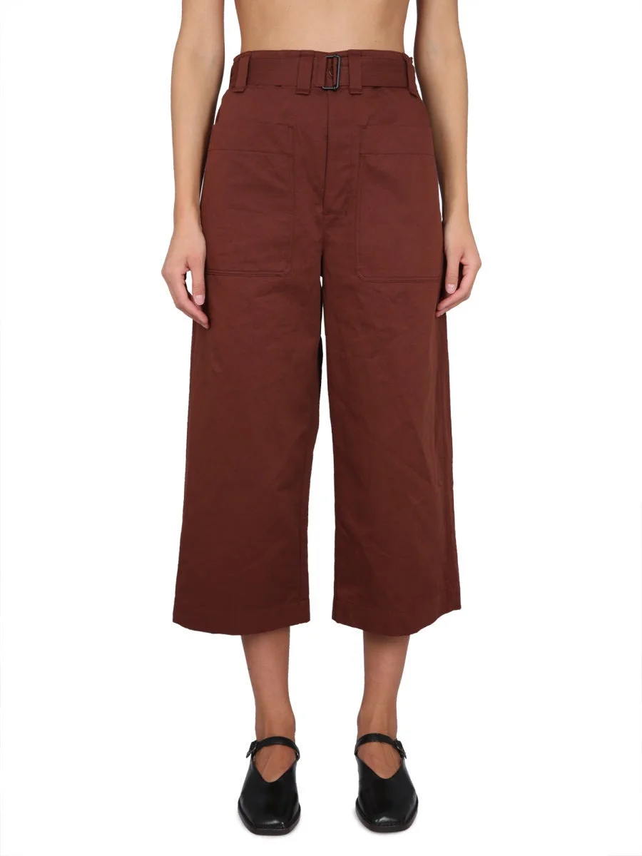 Lemaire Women Cropped Pants - 1