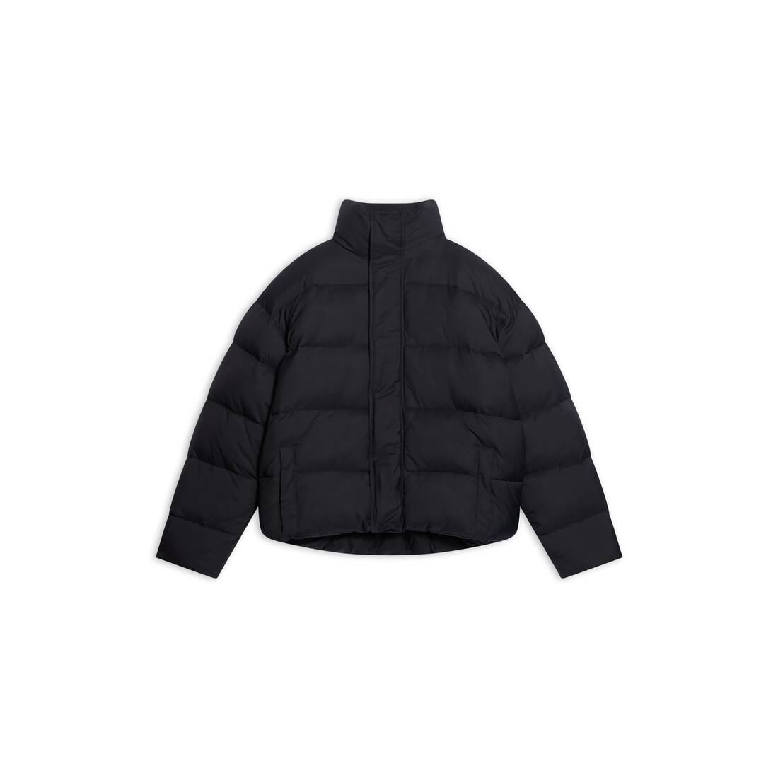 Men's Bb Puffer Jacket in Black - 1