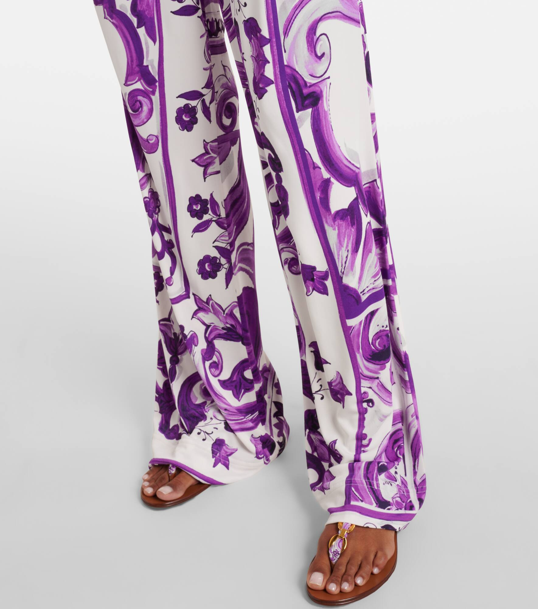 Majolica wide-leg pants - 5