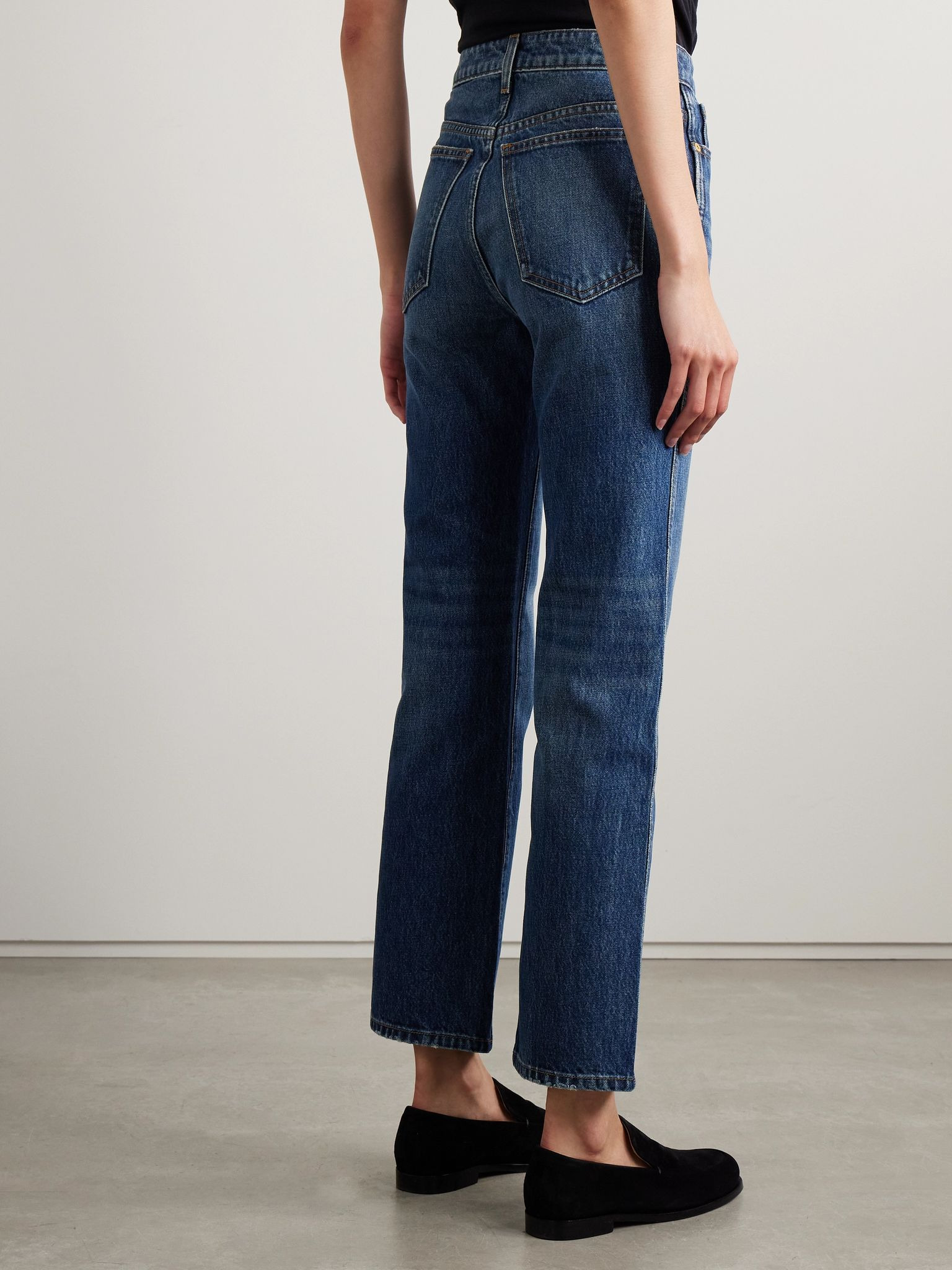 Abigail high-rise straight-leg jeans Light denim - 3