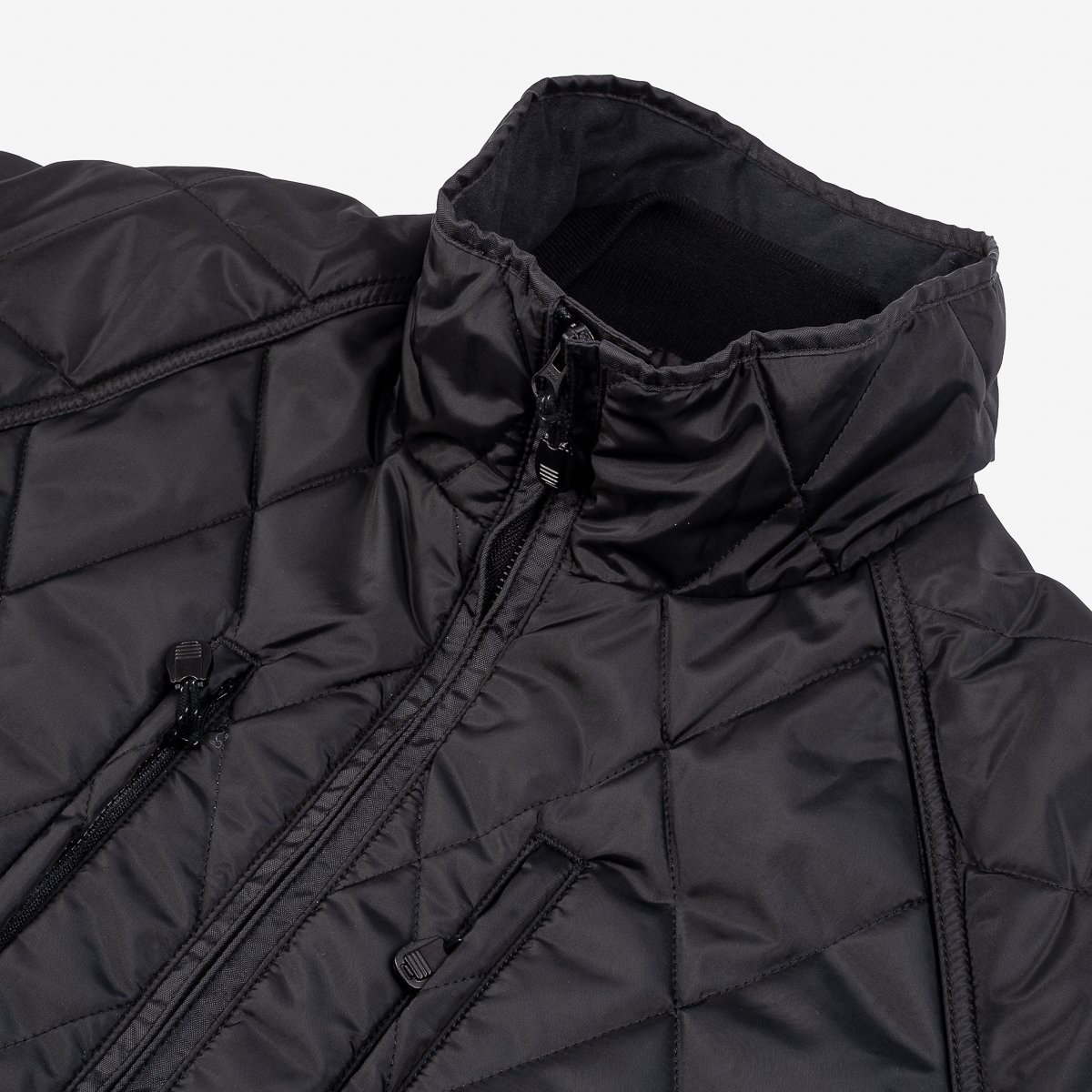 IHJ-79-BLK Primaloft® Gold Quilted Rider's Jacket - Black - 4