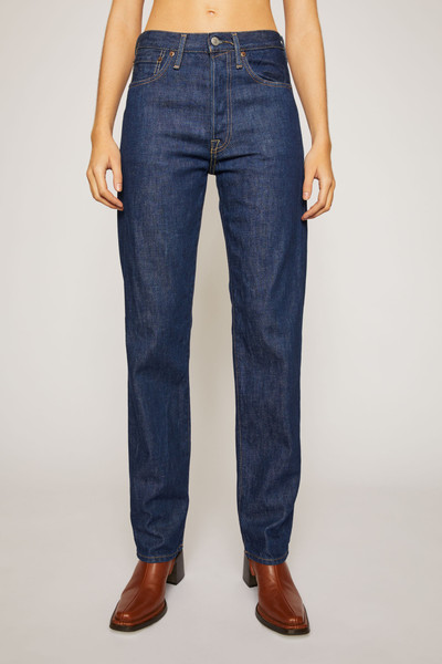 Acne Studios Classic fit jeans indigo blue outlook