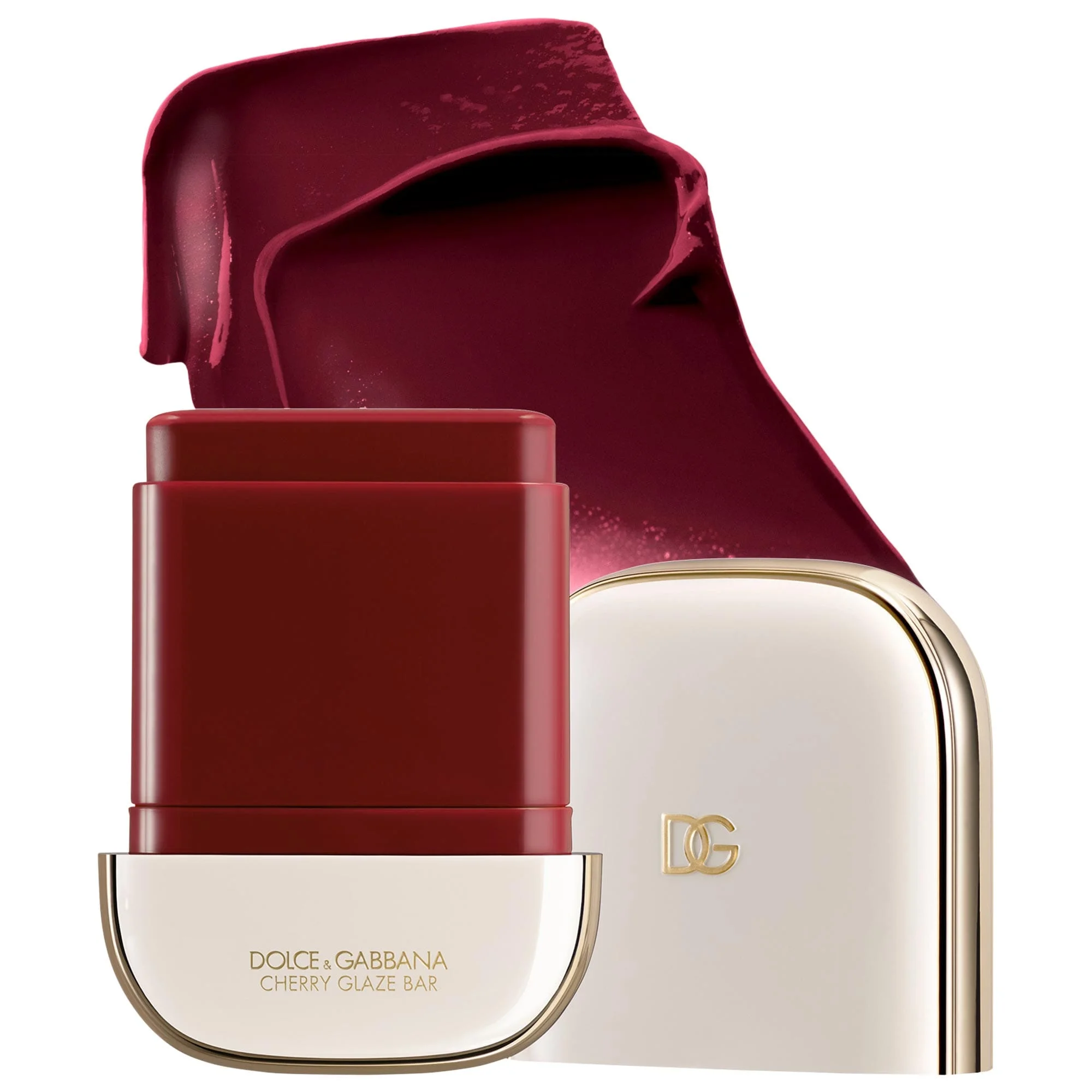 Cherry Glaze Bar 24H Lasting Glow & Waterproof Cream Blush Stick with Vegan Collagen - 1