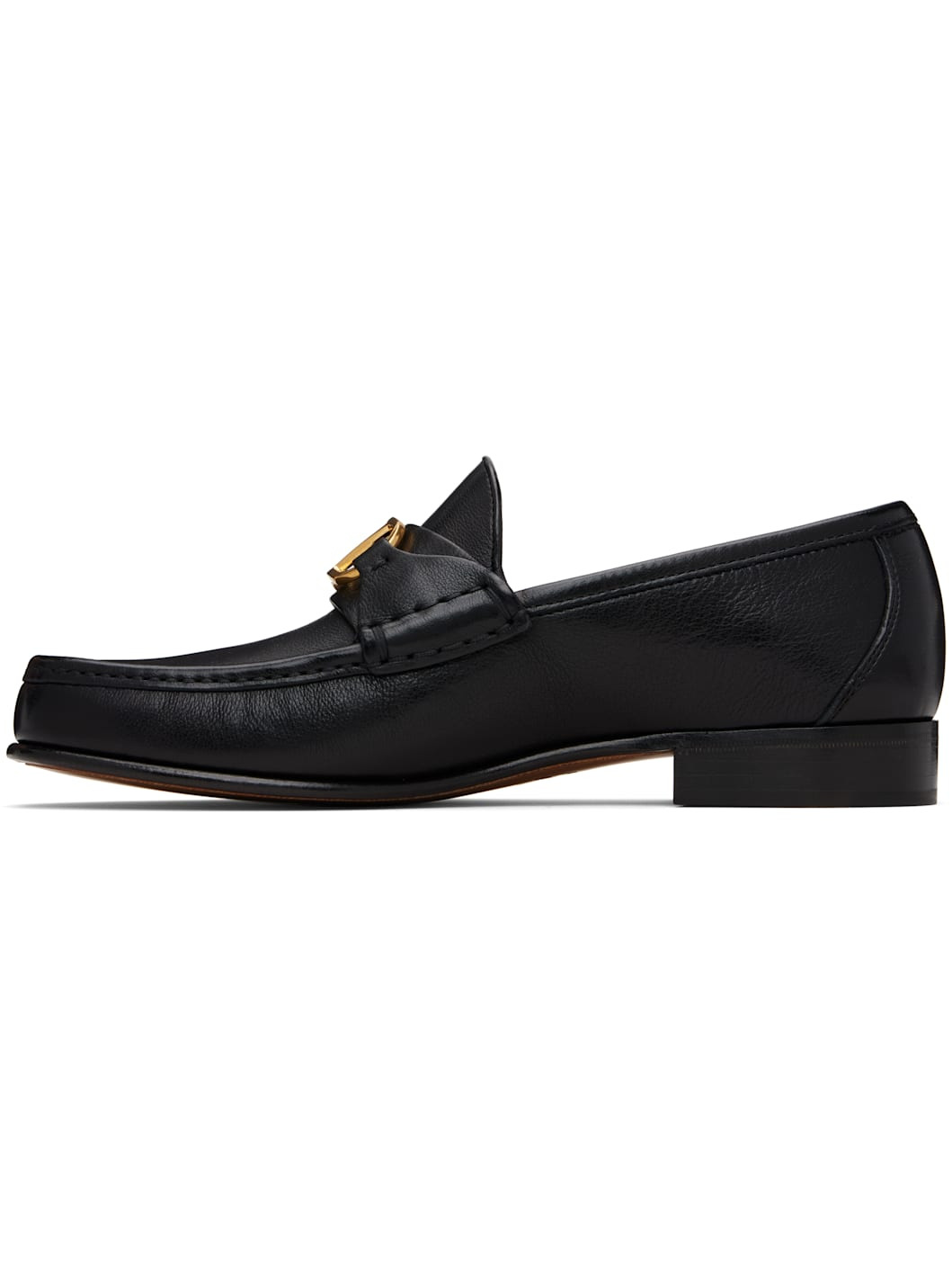 Black Vlogo Signature Buffalo Loafers - 3